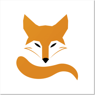 fox logo tshirt Posters and Art